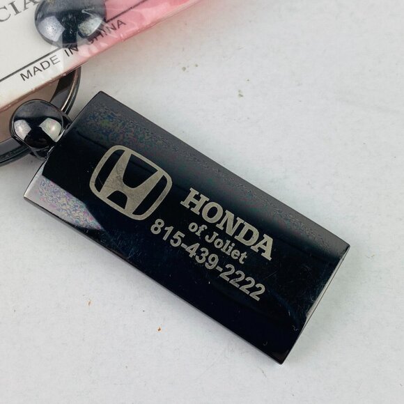 Honda Of Joliet Illinois Advertising Card Dealership Keychain Collectible New - Picture 2 of 4